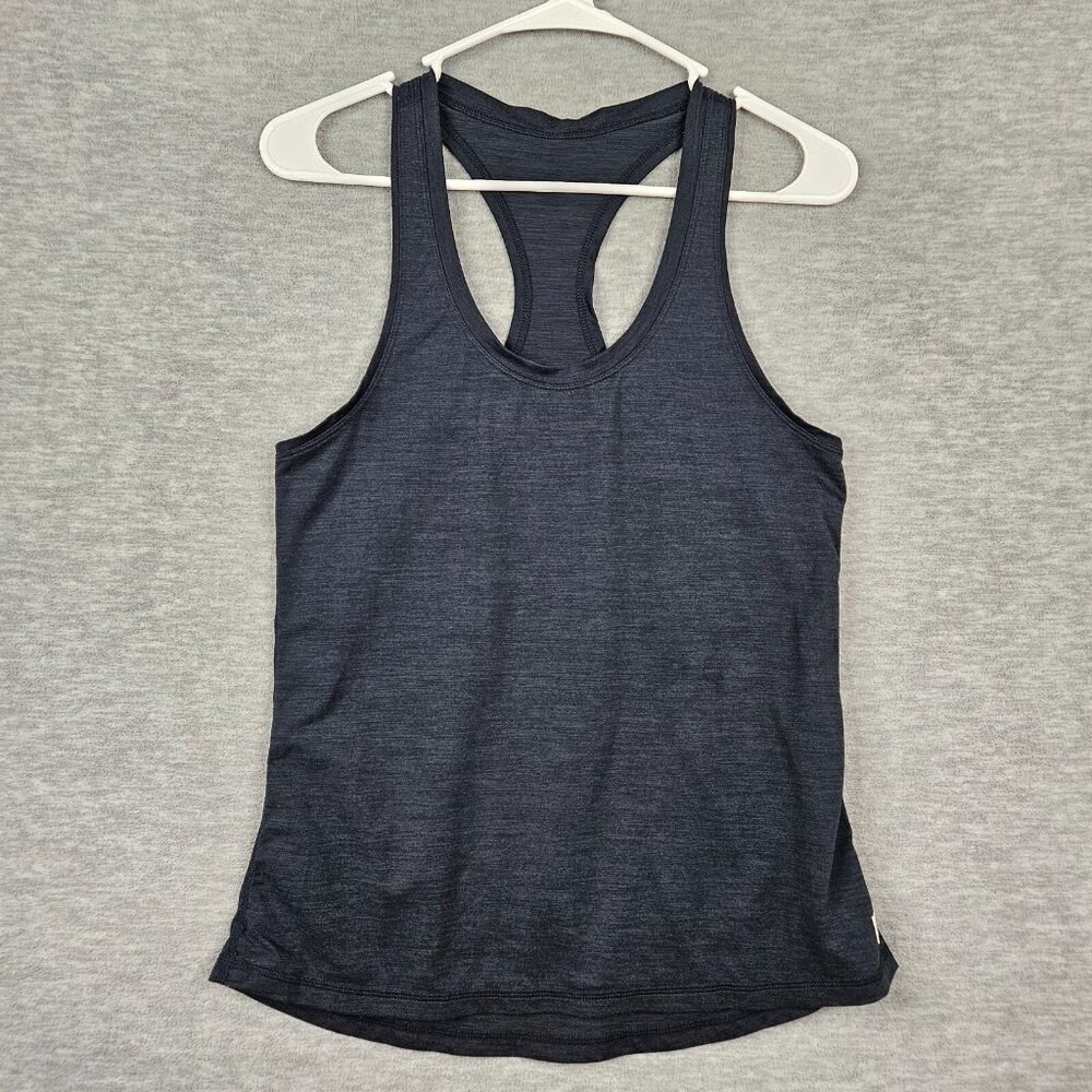 Vouri Dark Navy Blue Sleeveless Women's Activewear Top Size S